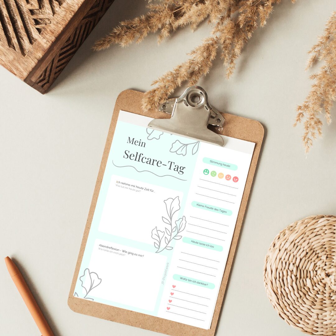 Cover Täglicher Selfcare-Planer